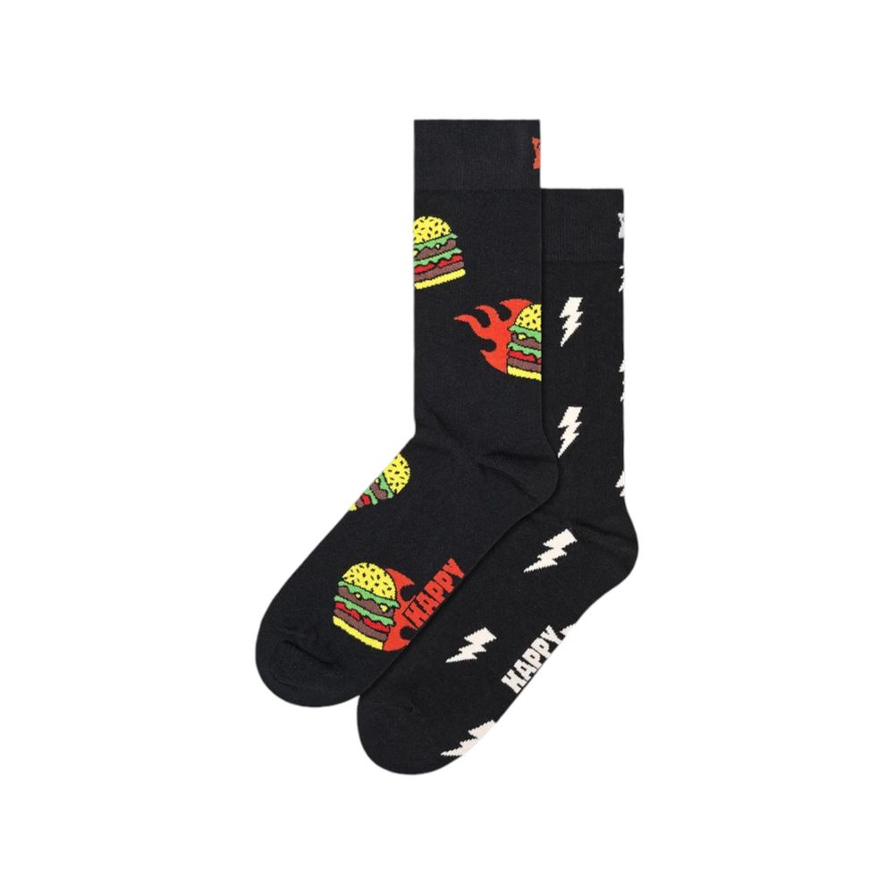 Black Cotton Sock