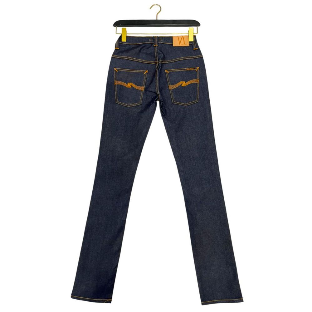 Blue Cotton Women Jeans