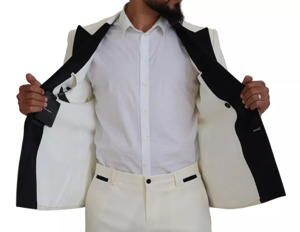 White Double Breasted 2 Piece SICILIA Suit