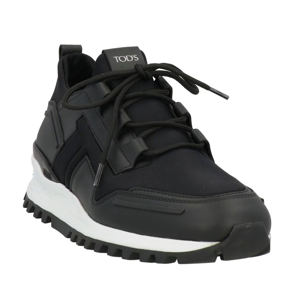 Black Calfskin Men Sneaker