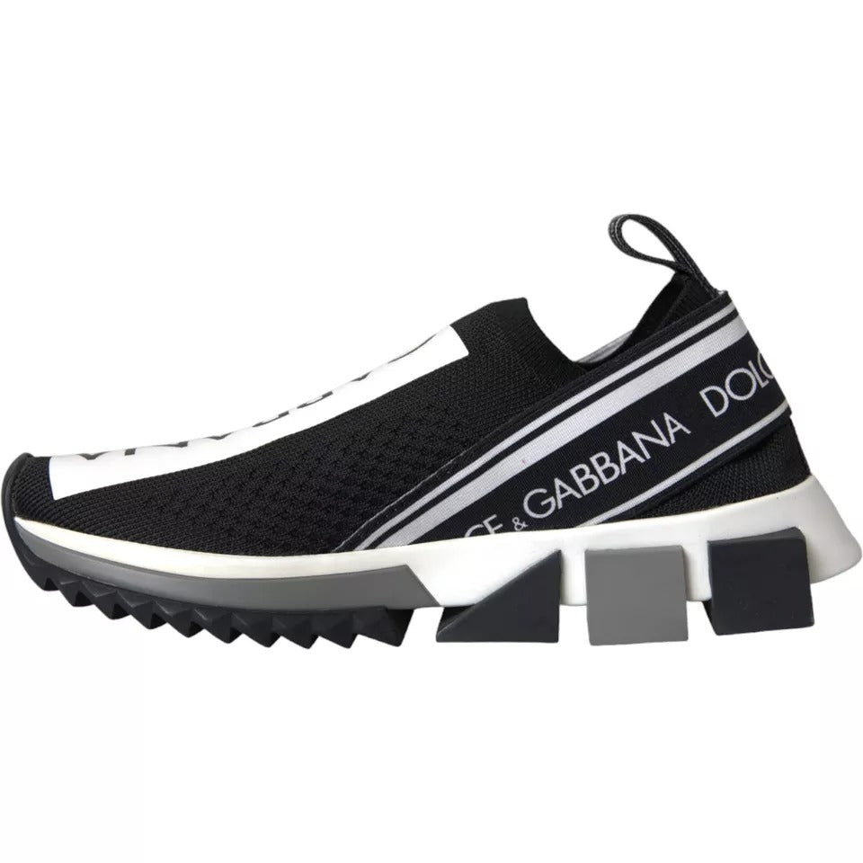 Black White Slip On Sorrento Sneakers Shoes