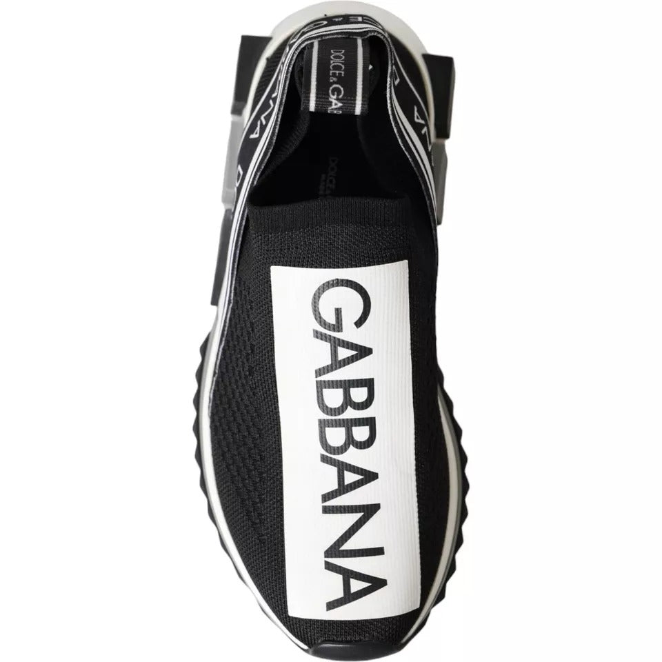 Black White Slip On Sorrento Sneakers Shoes