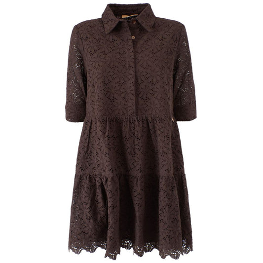 Brown Cotton Dress