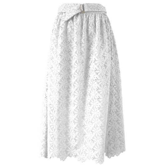 White Cotton Skirt