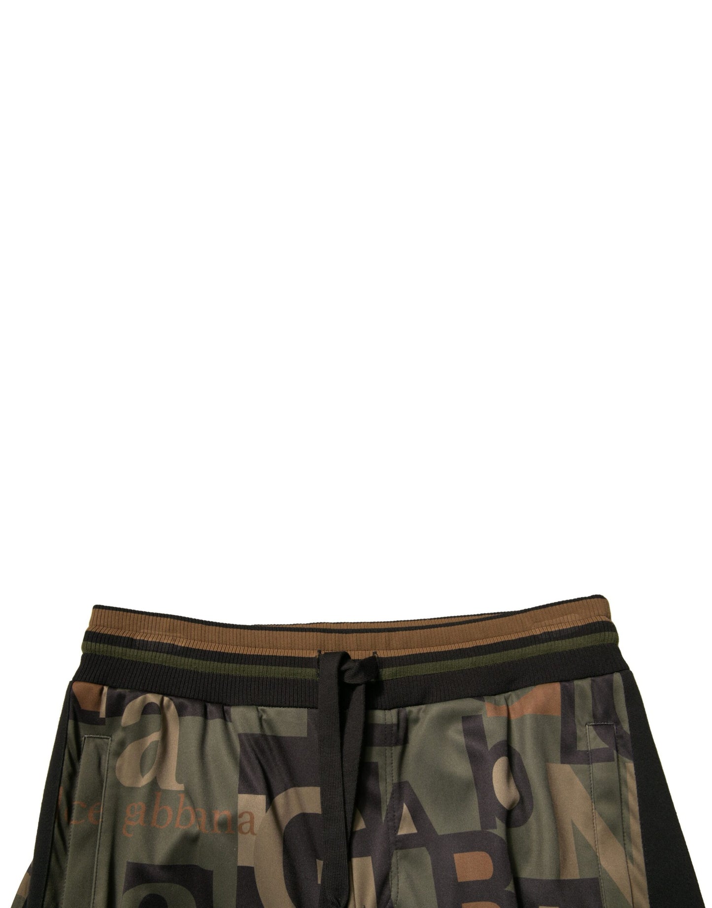 Multicolor Logo Camouflage Cargo Jogger Pants