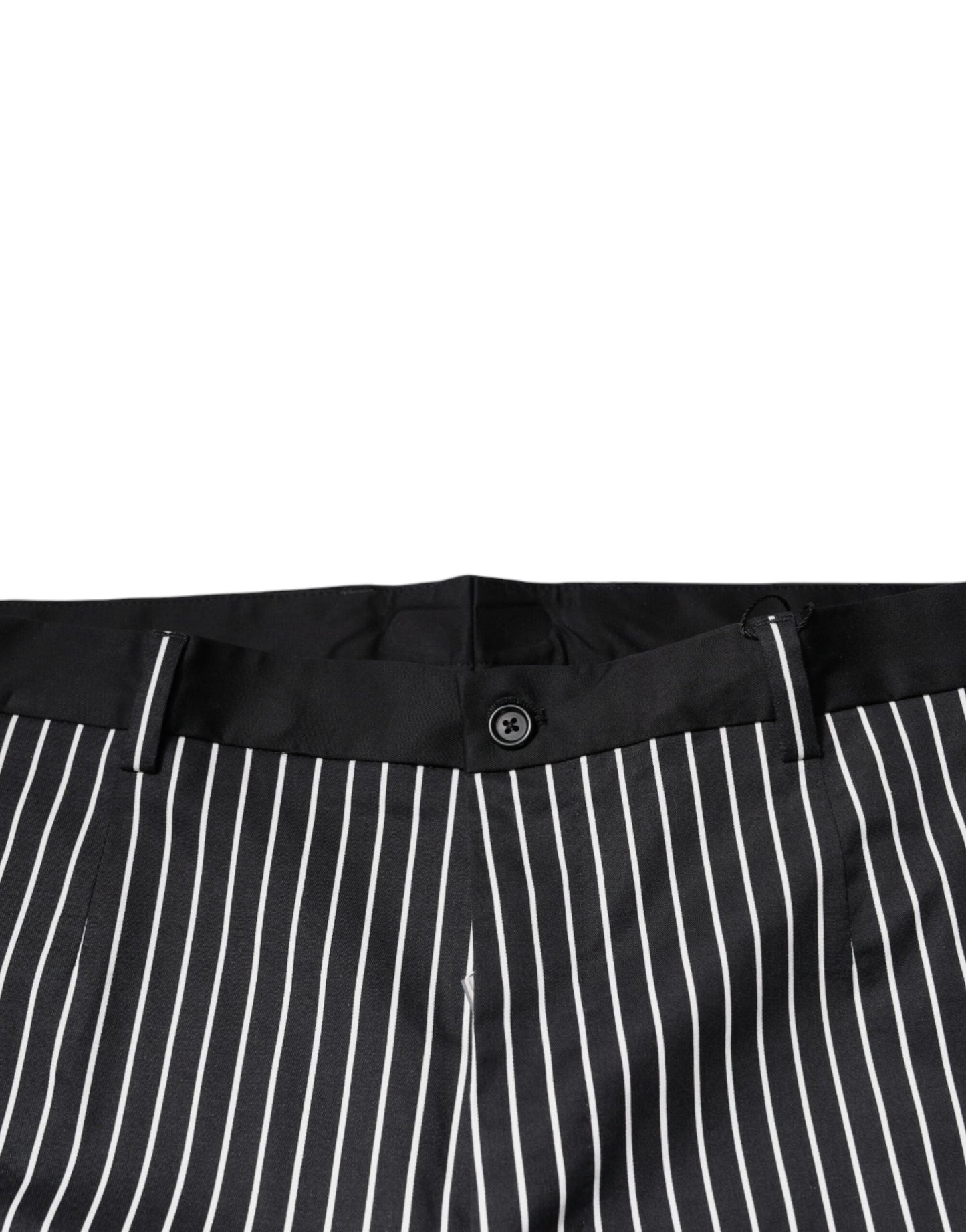 Black Stripes Skinny Dress Pants