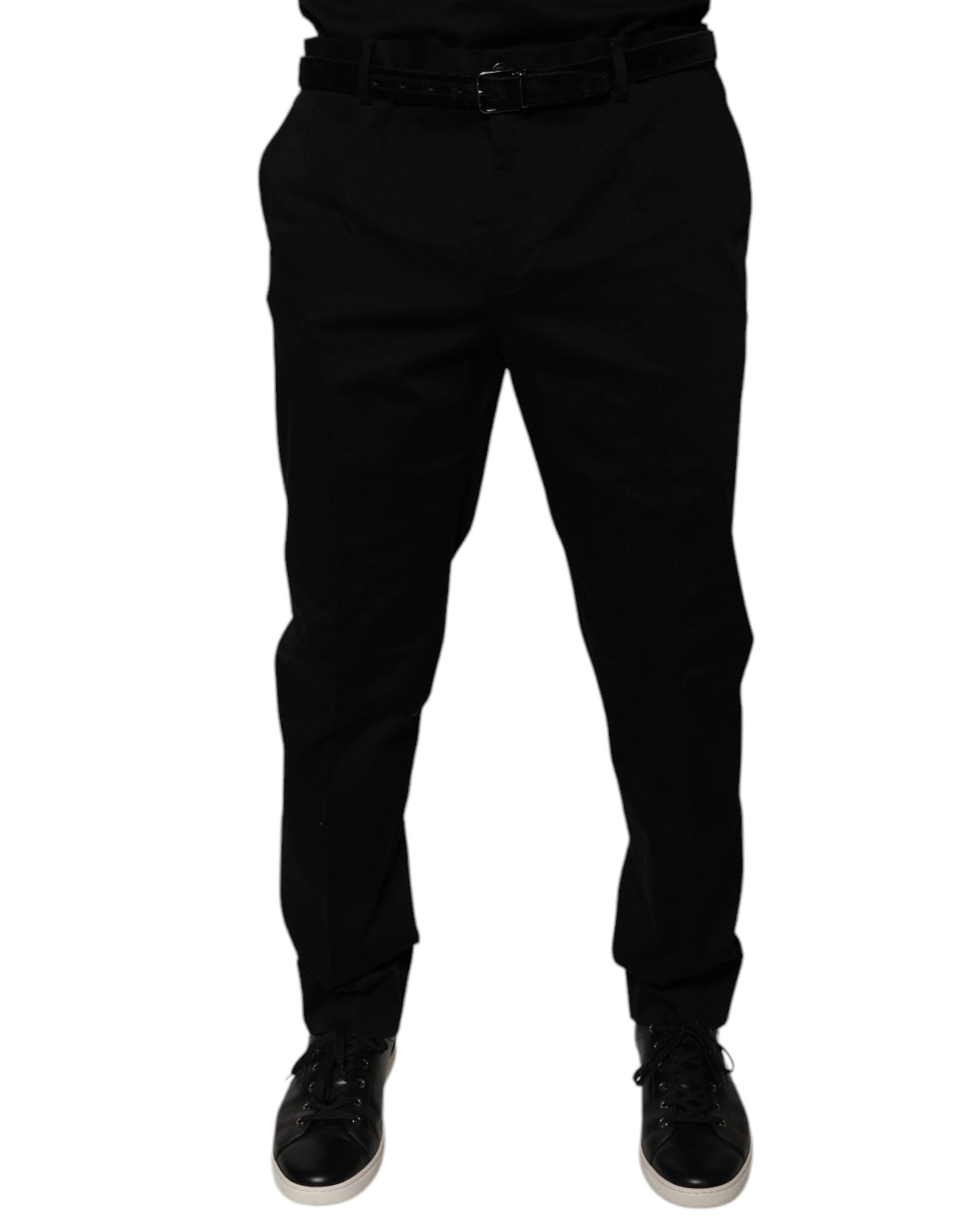 Black Tapered Formal Dress Pants