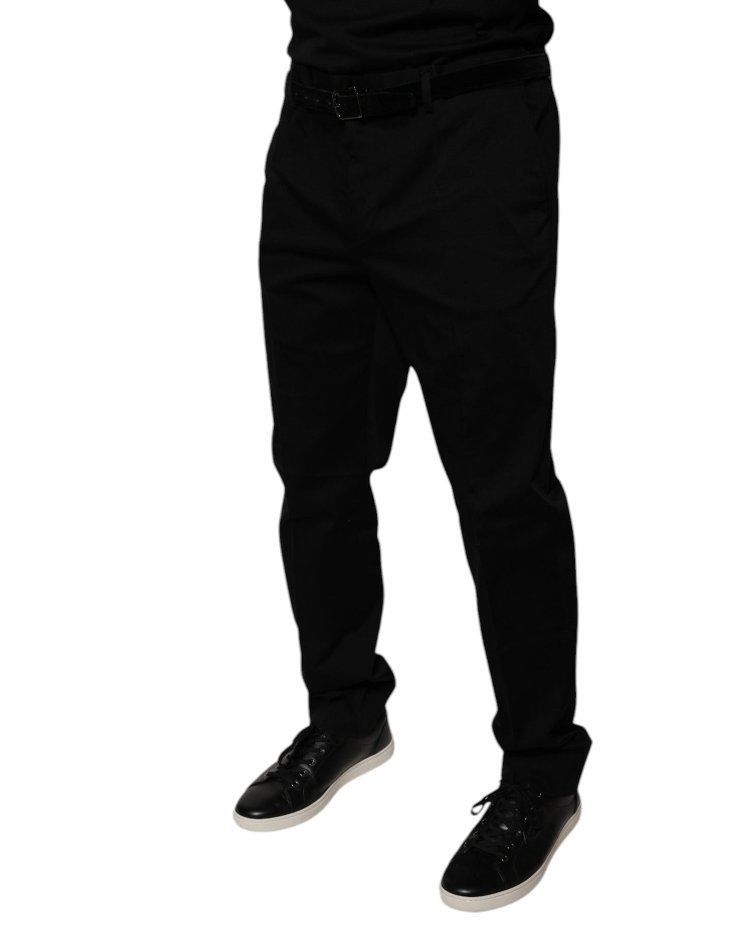 Black Tapered Formal Dress Pants