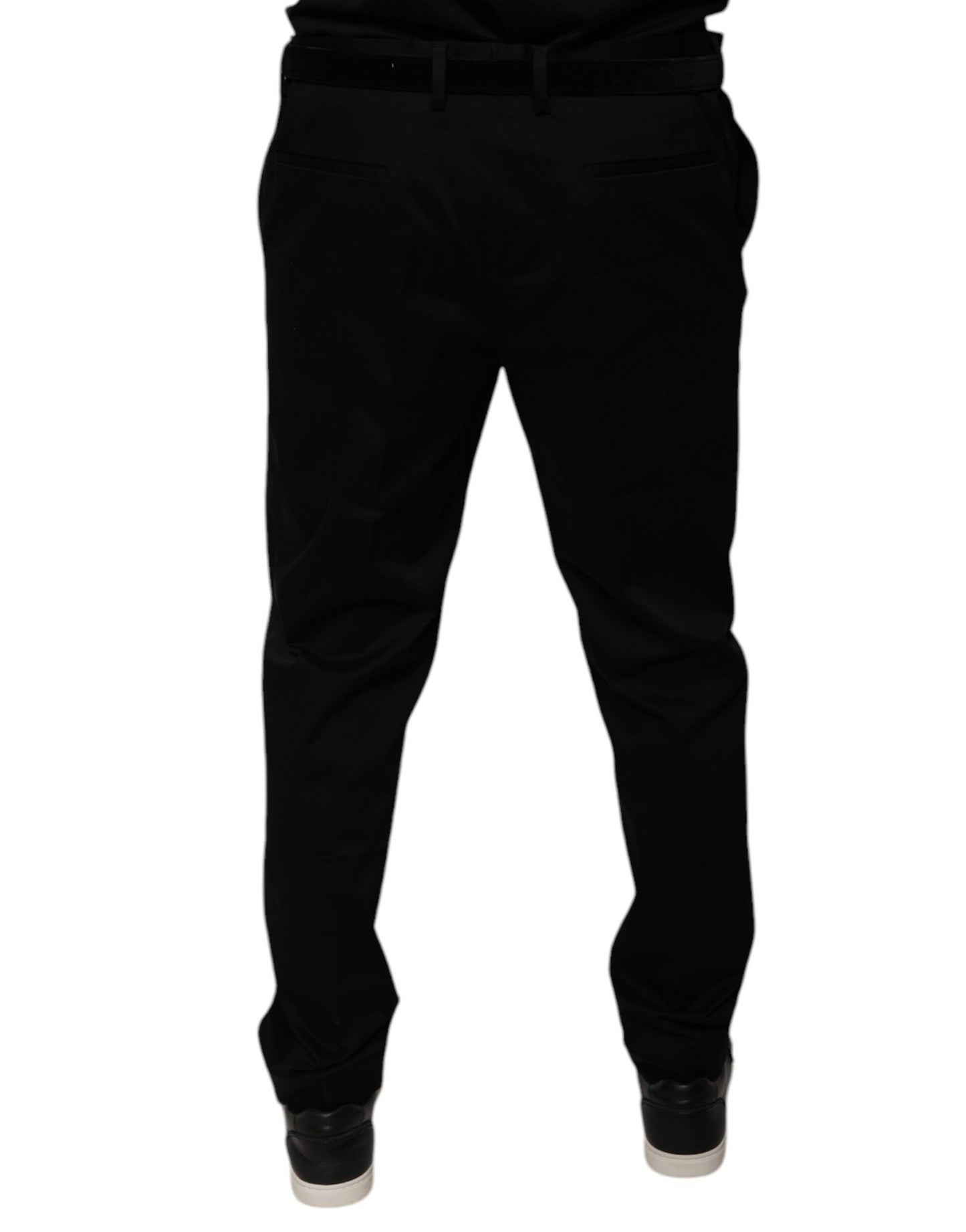 Black Tapered Formal Dress Pants