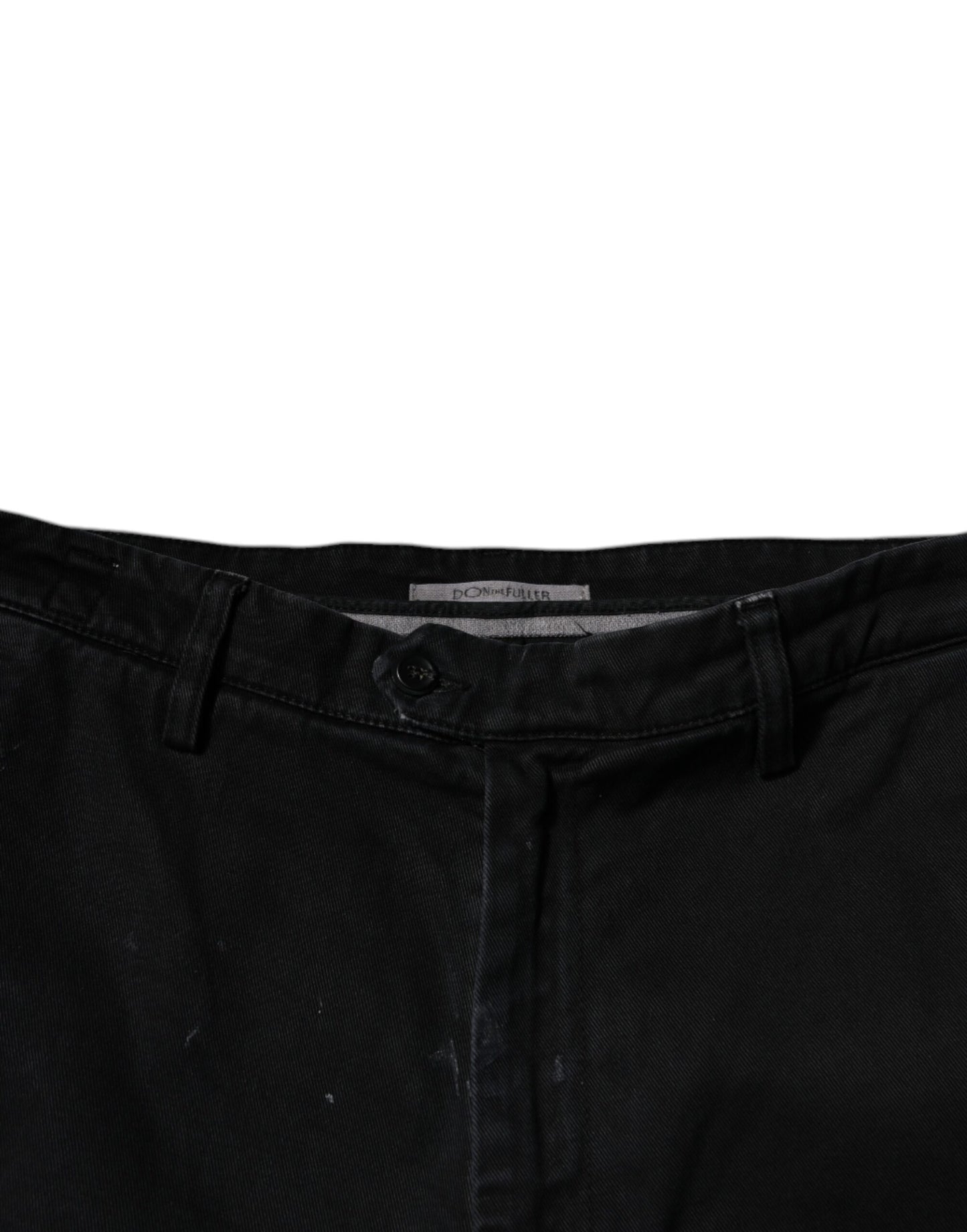 Black HOUSTON Men Cropped Denim Jeans