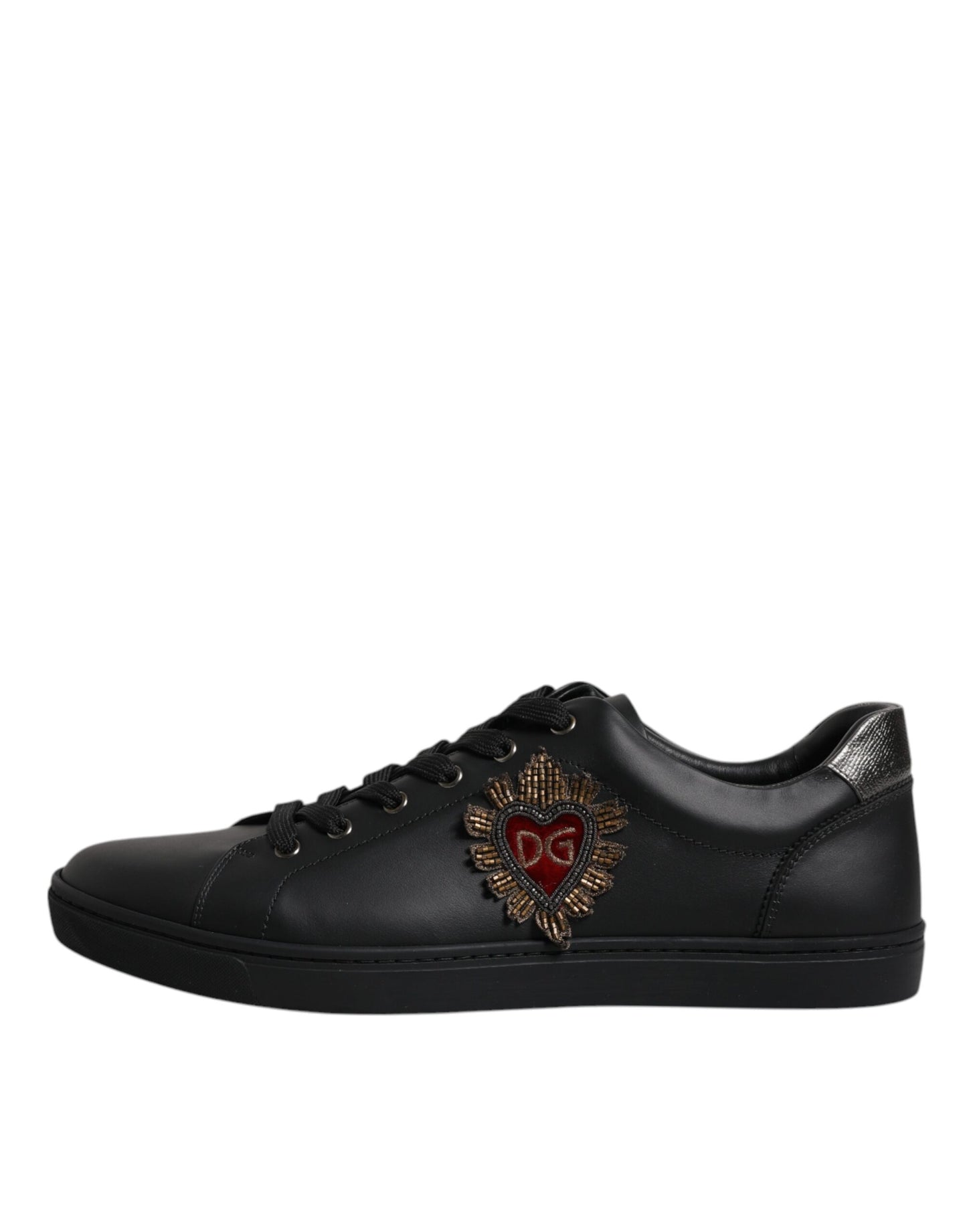 Black London Sacred Heart Sneakers Shoes