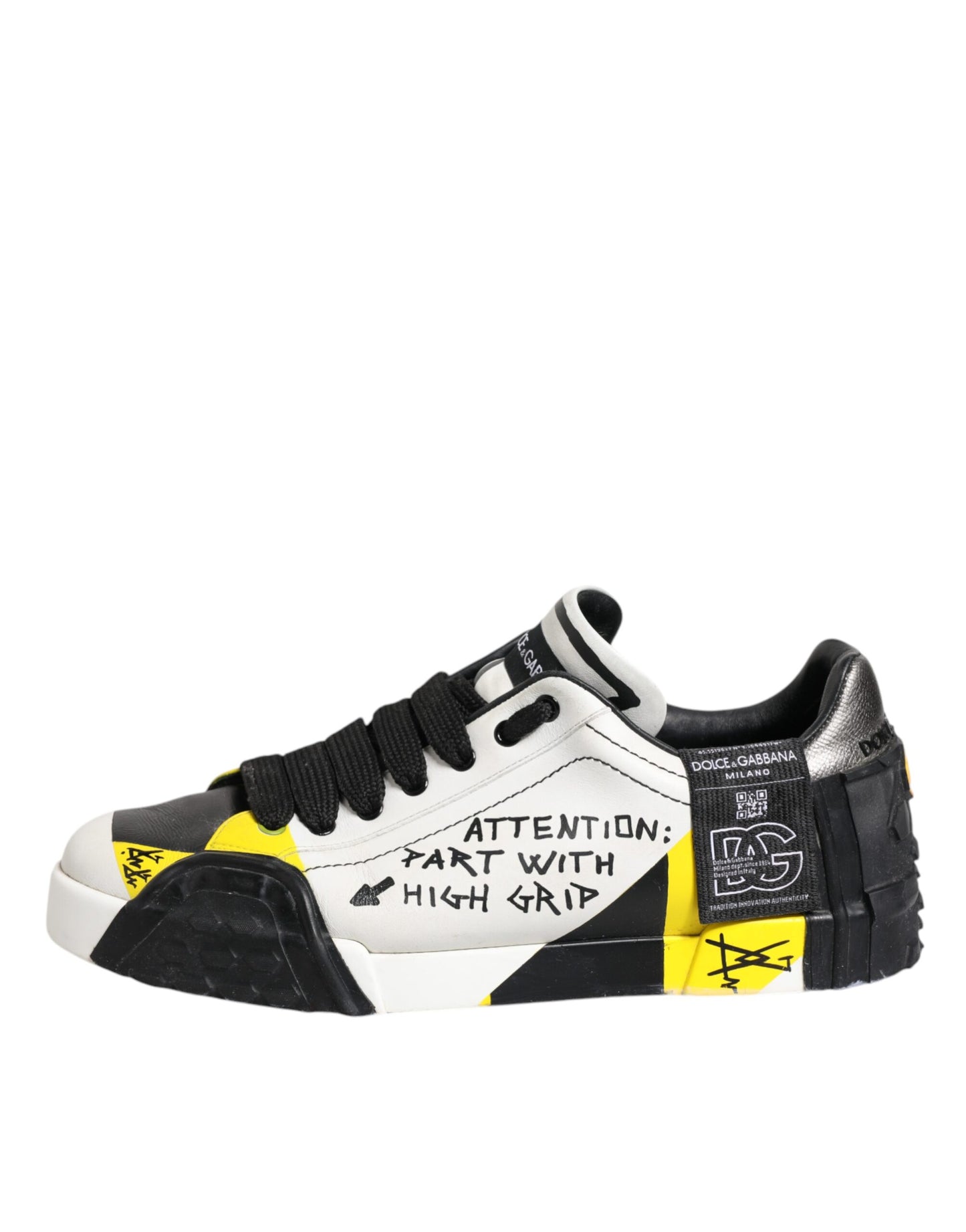 Multicolor Lettering Portofino Sneakers Shoes