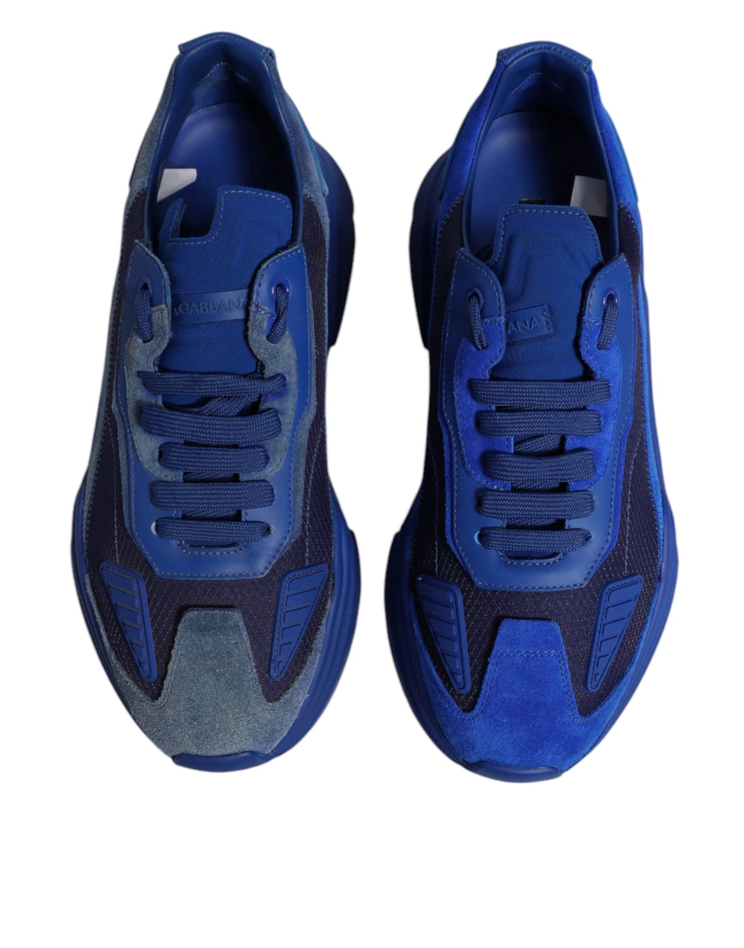 Blue Leather Daymaster Low Top Sneakers Shoes