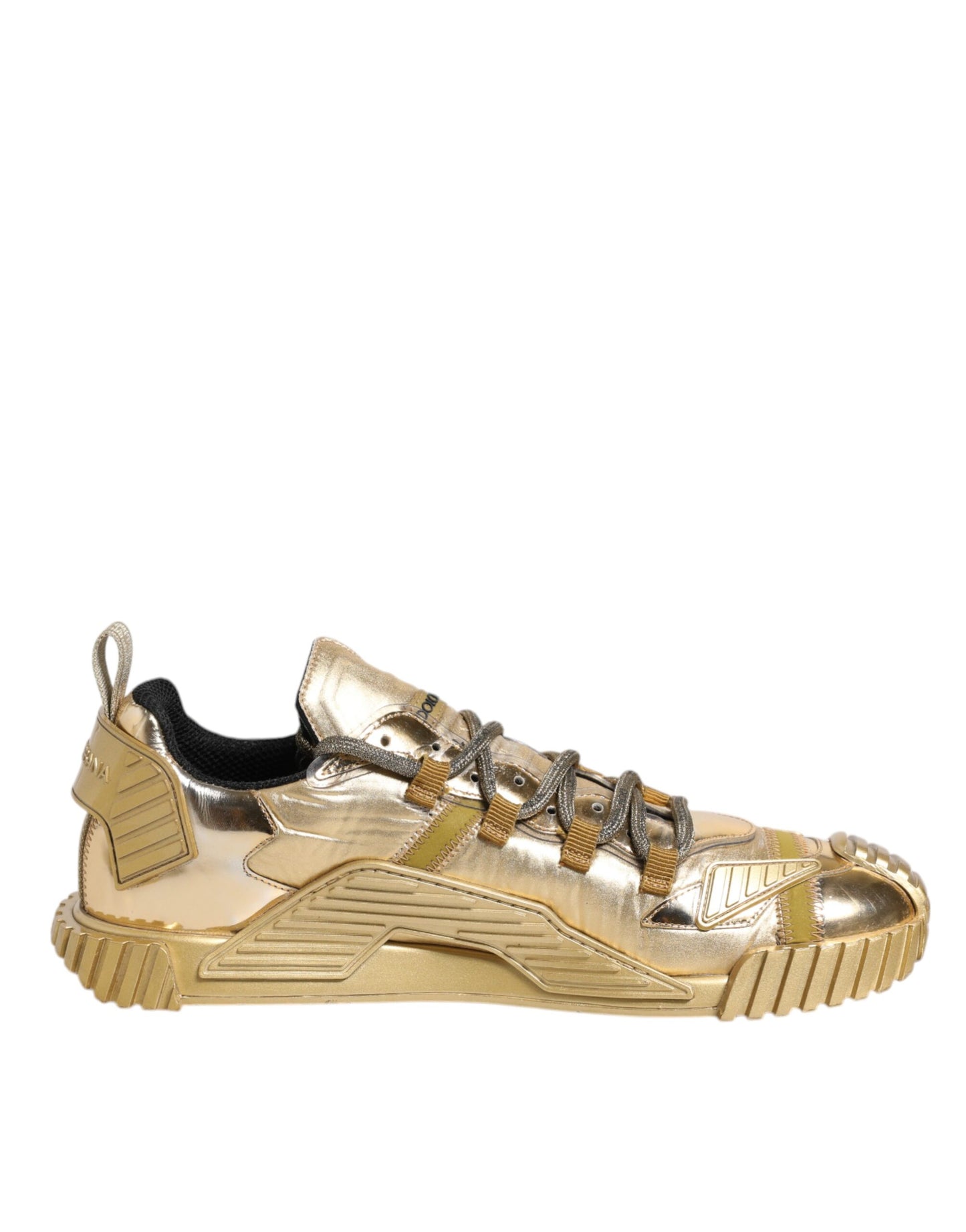 Gold Stretch Lace Up NS1 Sneakers Shoes