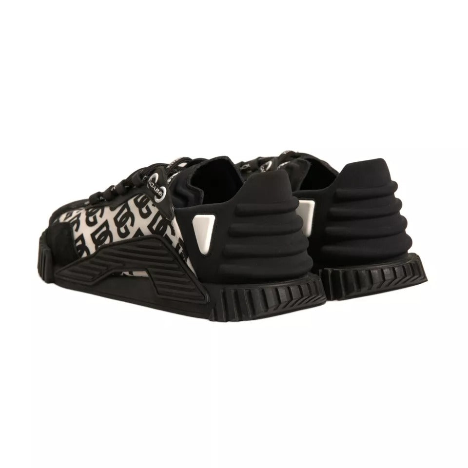 Black Logo Lace Up Low Top NS1 Sneakers Shoes