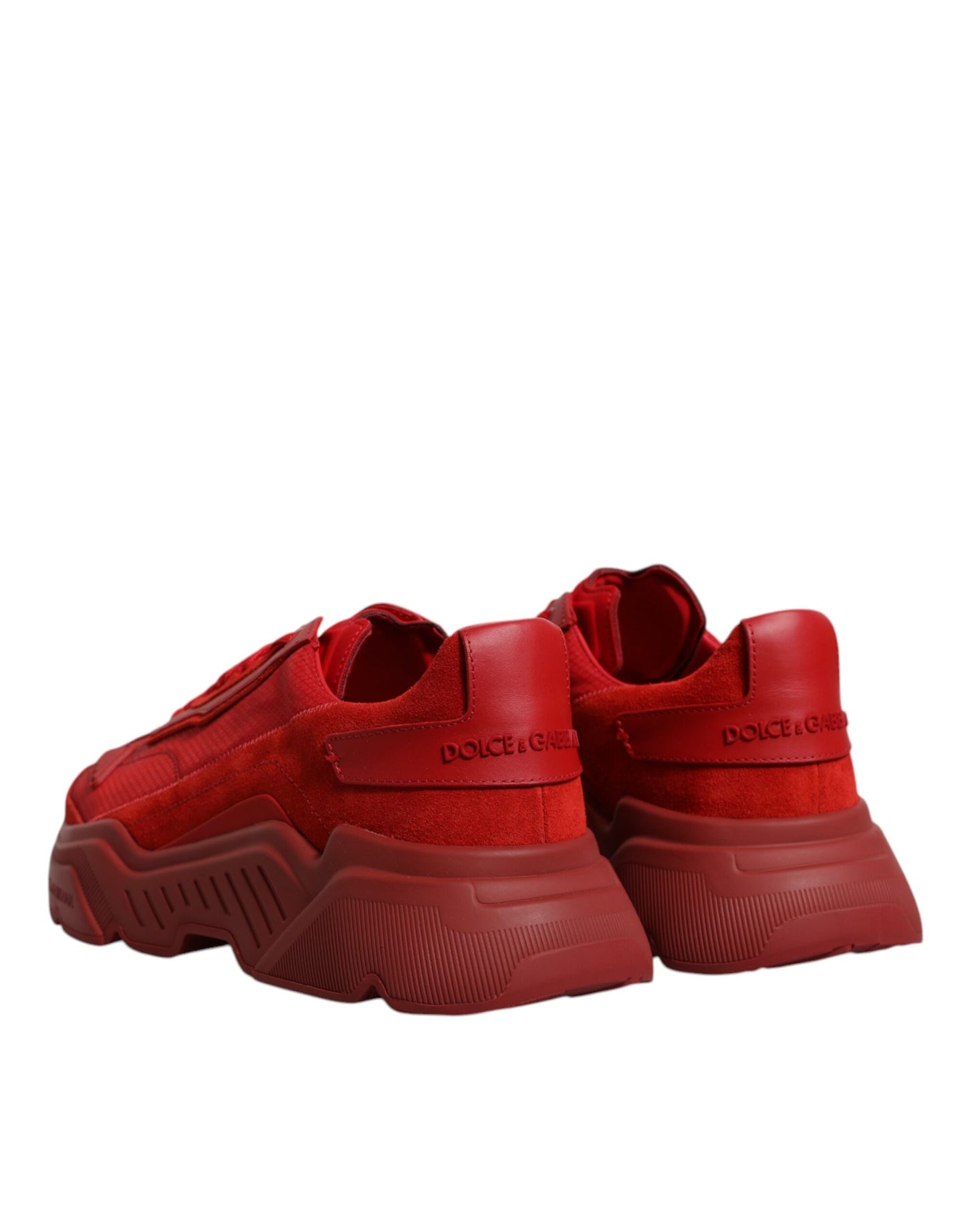 Red Leather Daymaster Low Top Sneakers Shoes