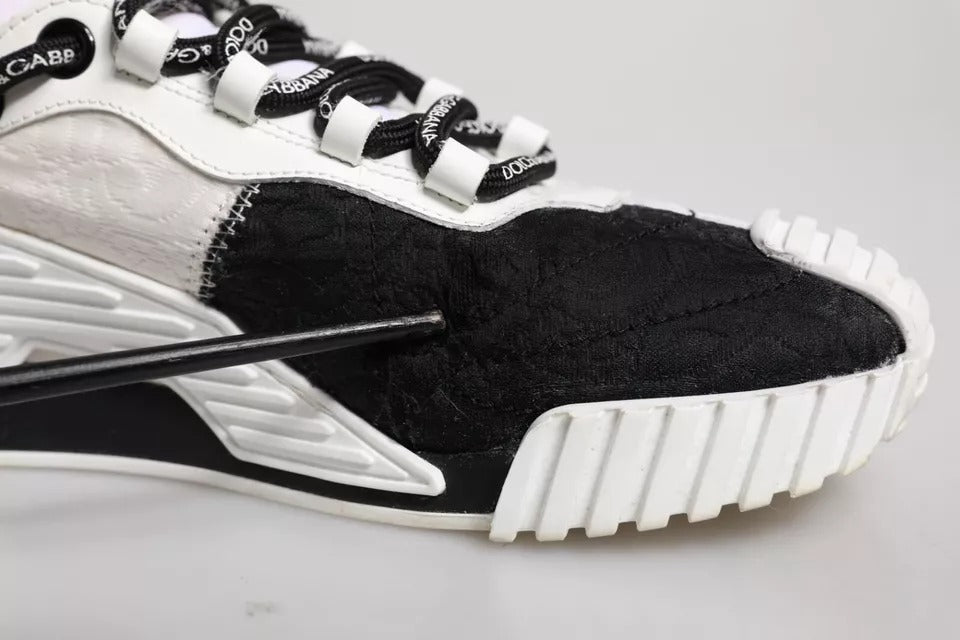 White Black NS1 Low Top Sneakers Shoes