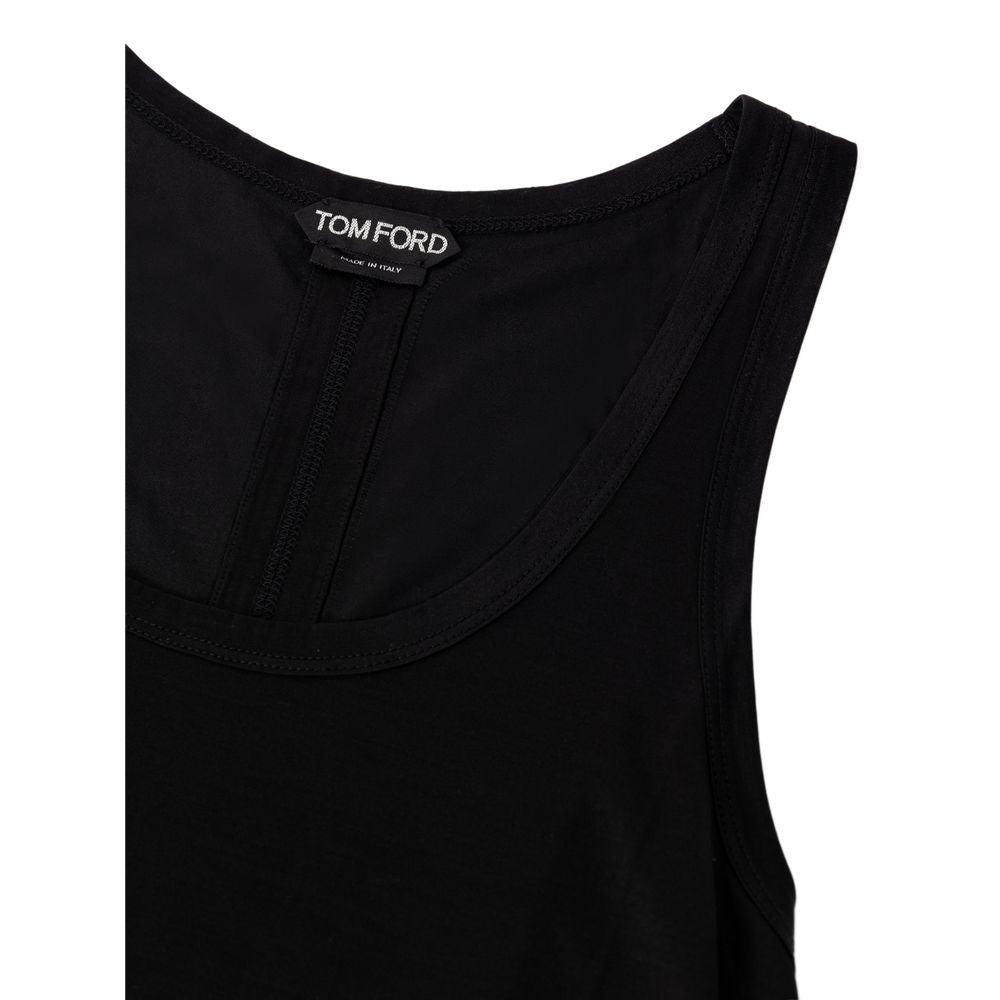 Black Silk Tops & T-Shirt