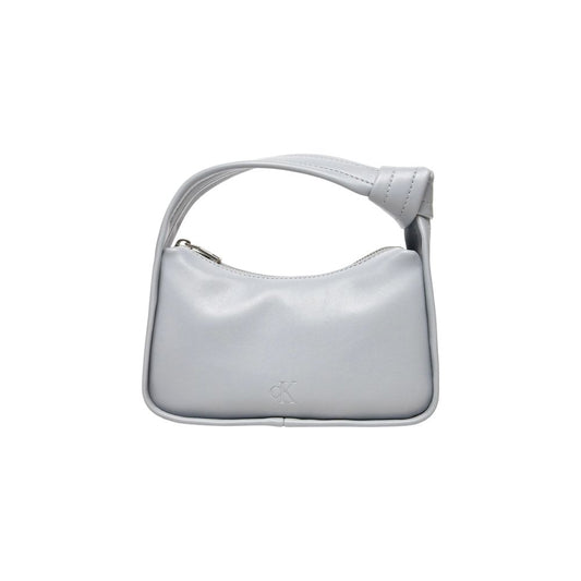 Gray Recycled Polyester Handbag