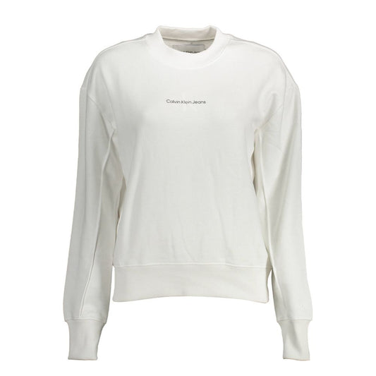 White Cotton Women Sweater