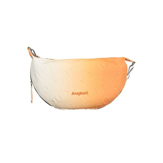 Orange Polyethylene Women Handbag