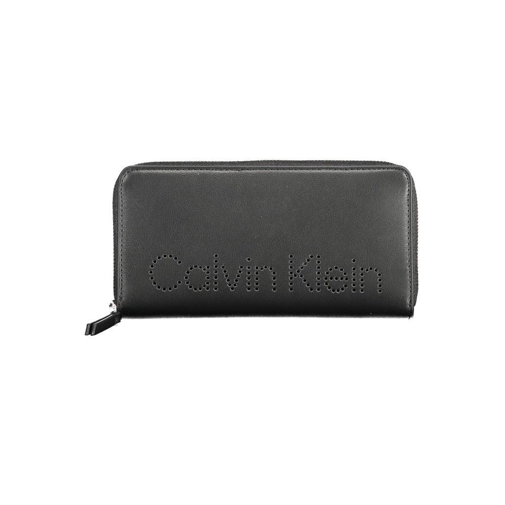 Black Polyethylene Women Wallet