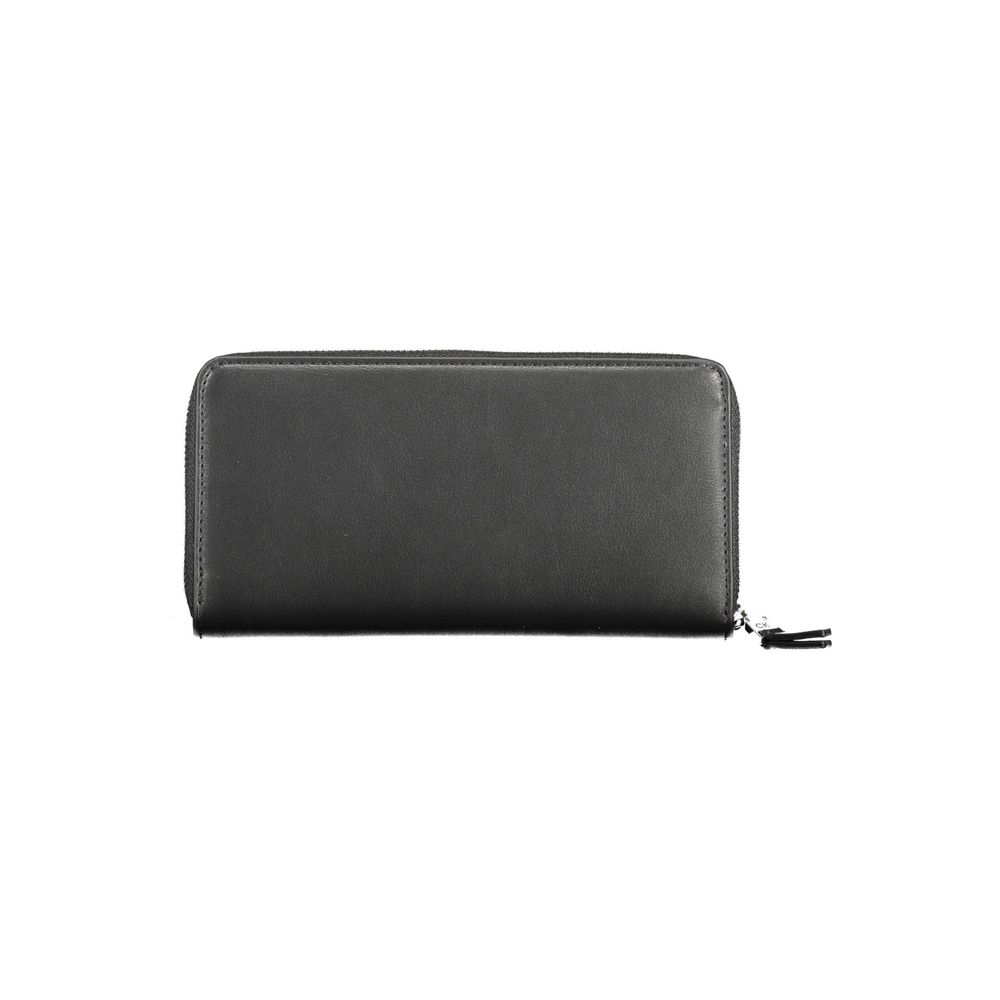 Black Polyethylene Women Wallet