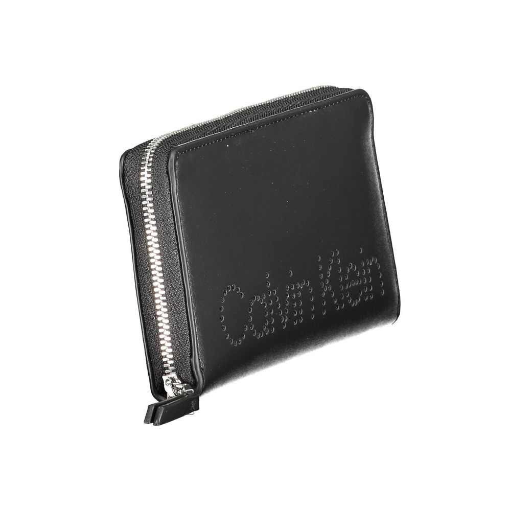 Black Polyethylene Women Wallet