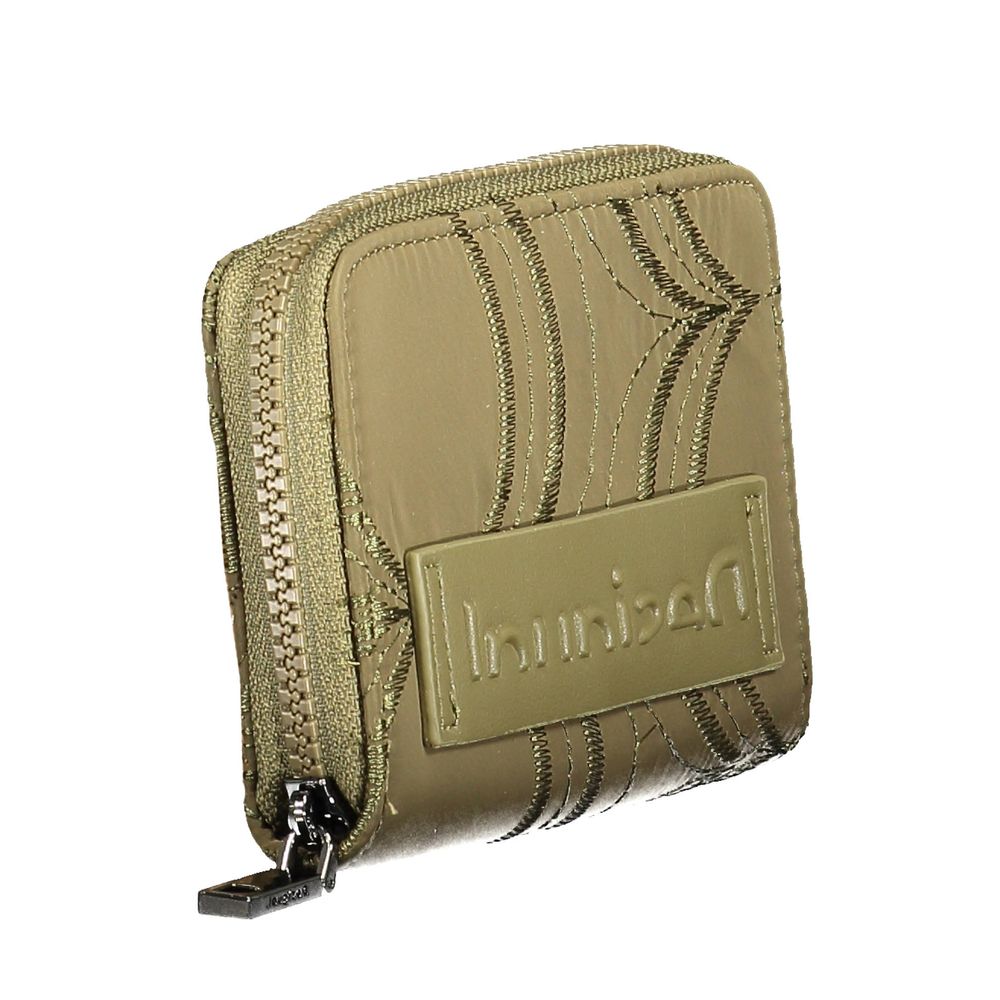 Green Polyester Women Wallet