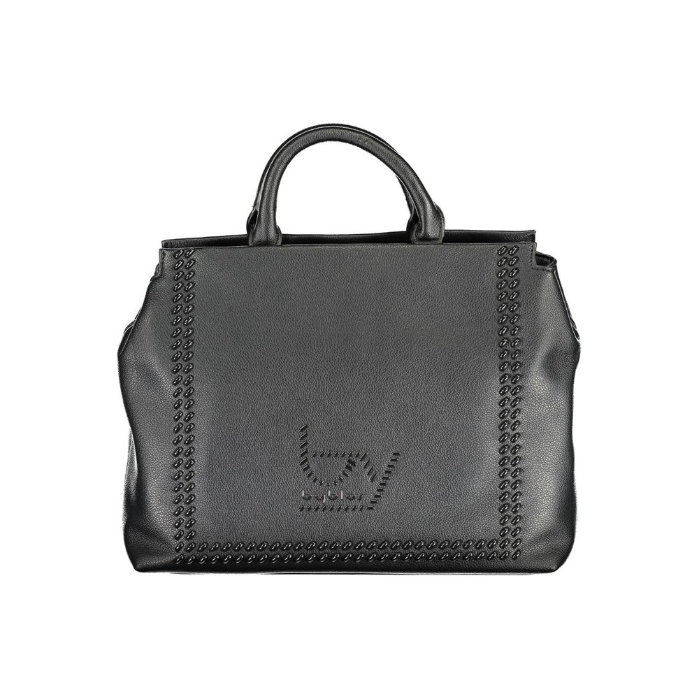 "Black Polyethylene Women Handbag"