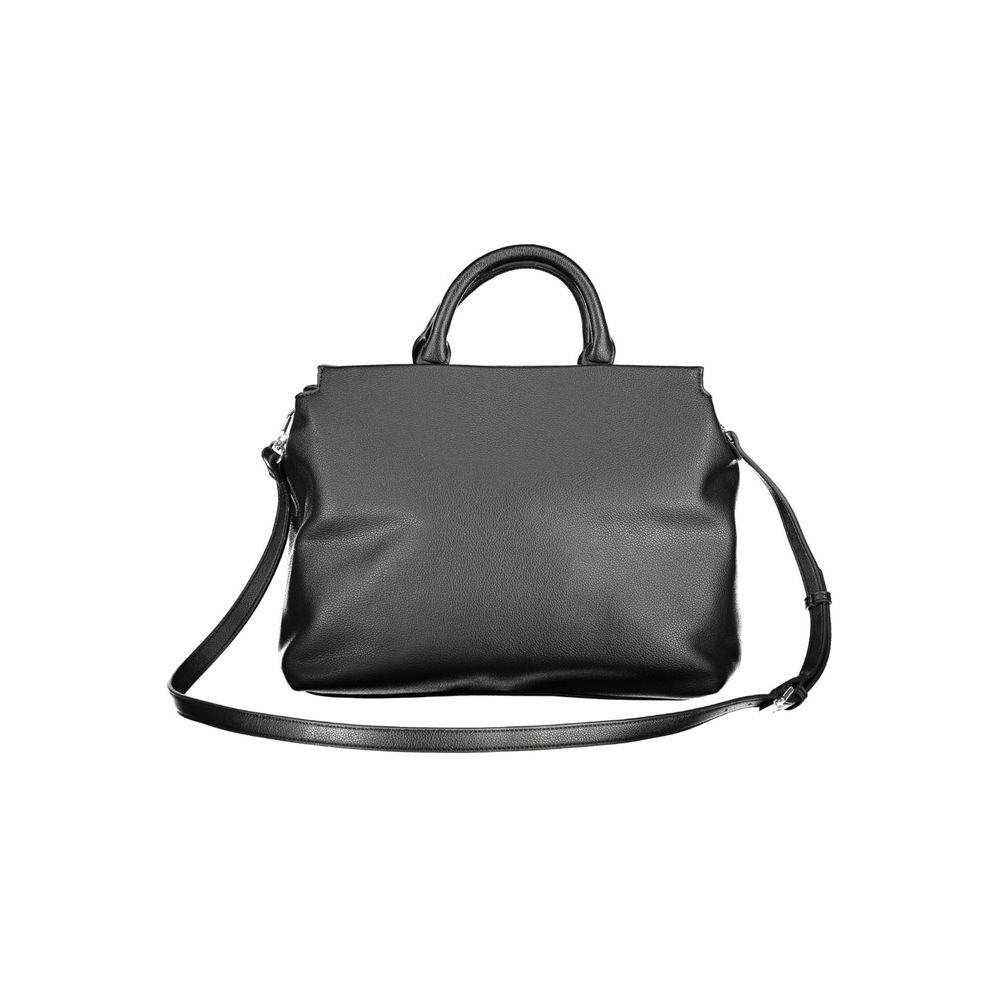 "Black Polyethylene Women Handbag"