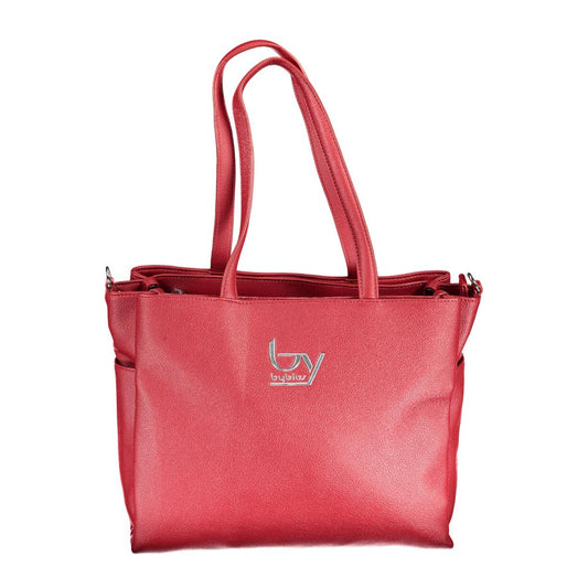 Red Polyethylene Women Handbag