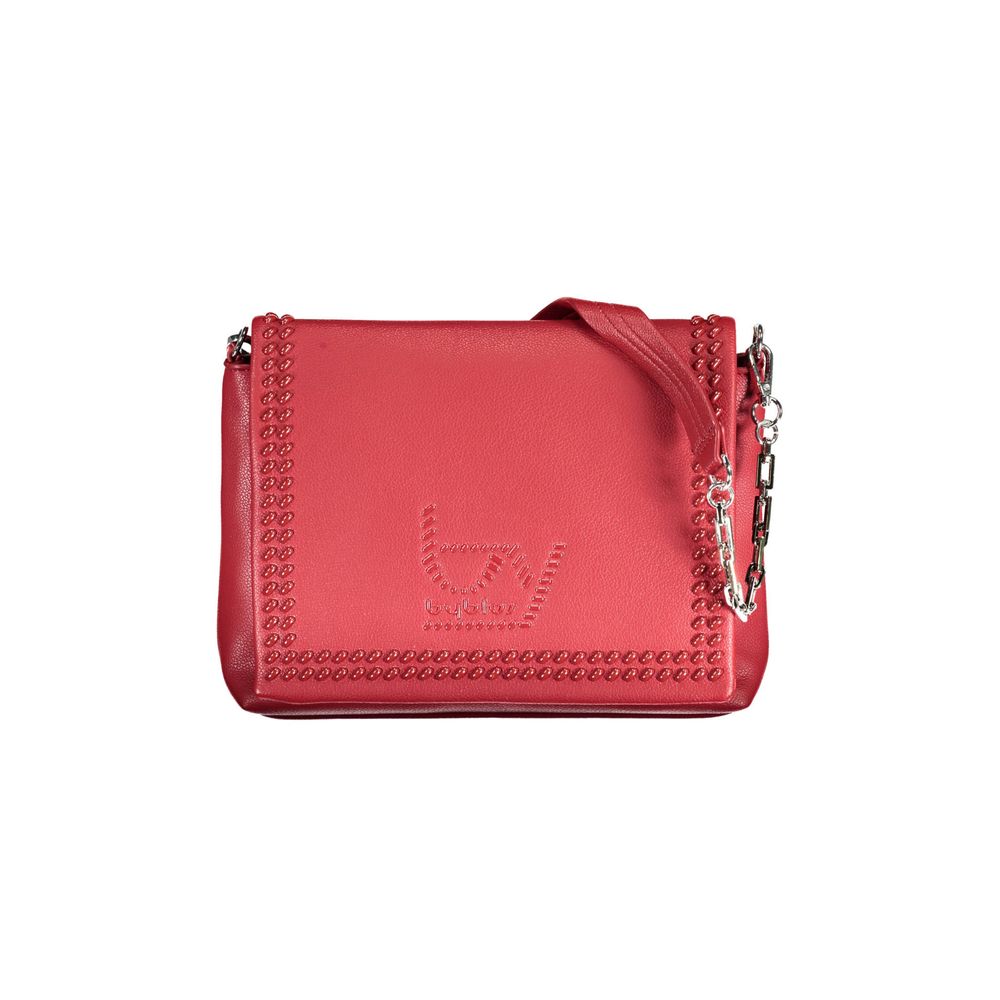 Red Polyethylene Women Handbag