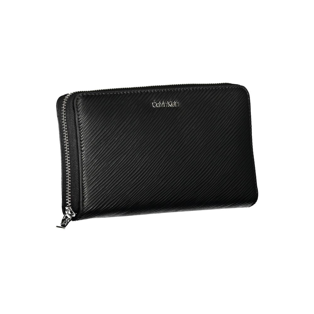 Black Polyethylene Women Wallet