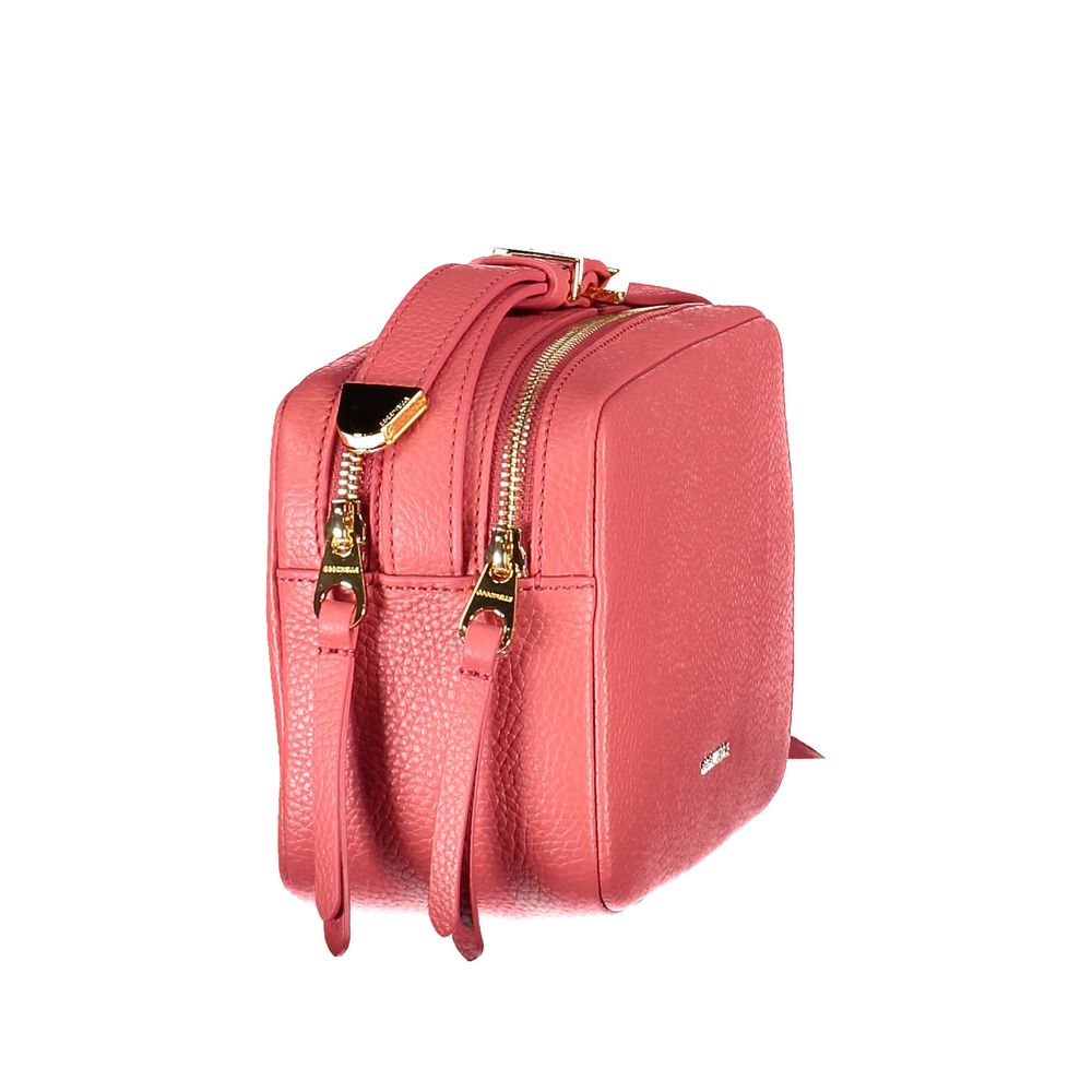 Pink Leather Women Handbag