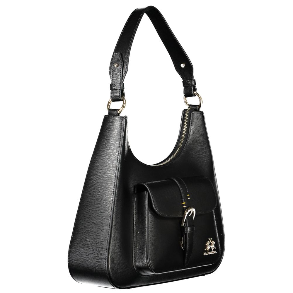 Black Leather Women Handbag