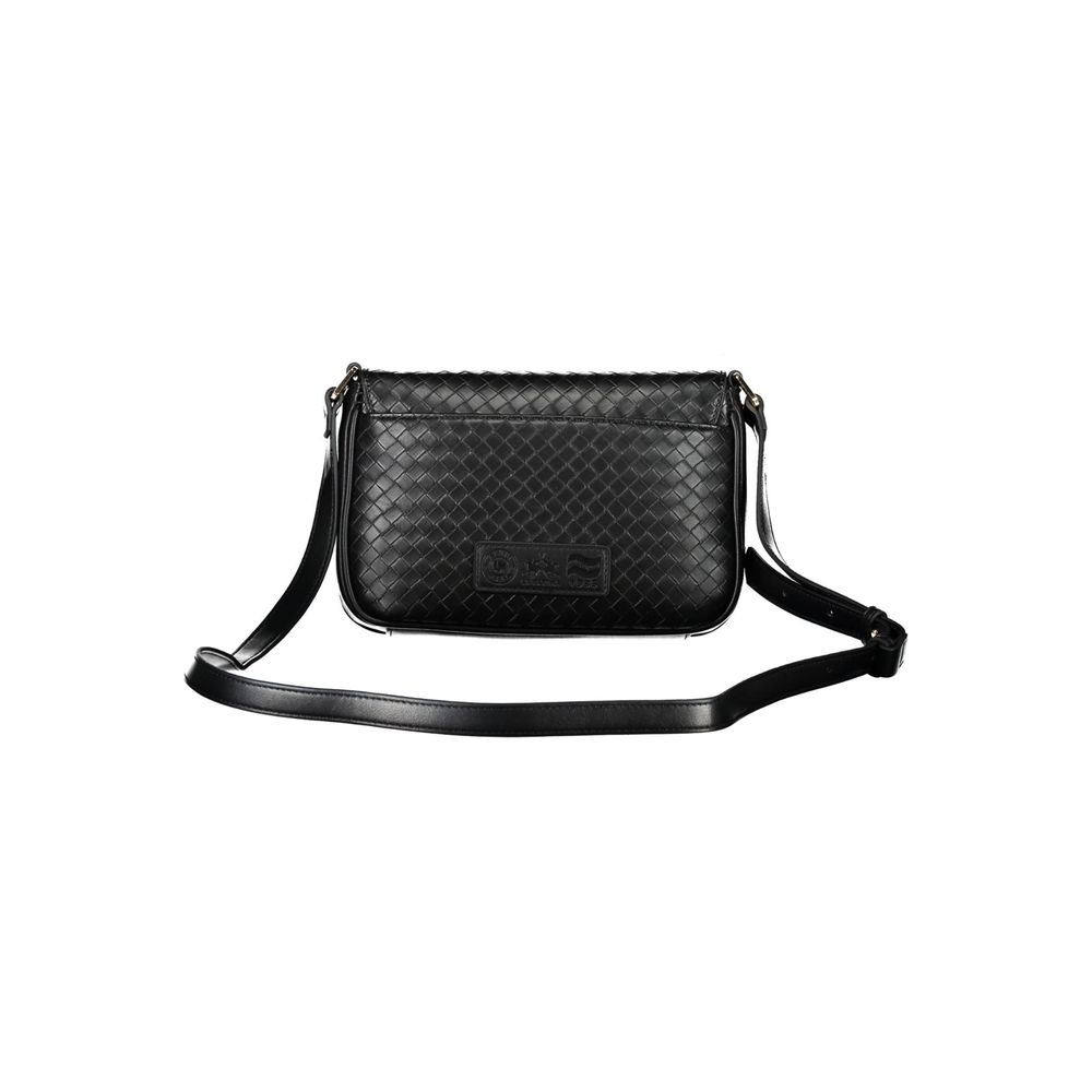 Black Polyethylene Women Handbag