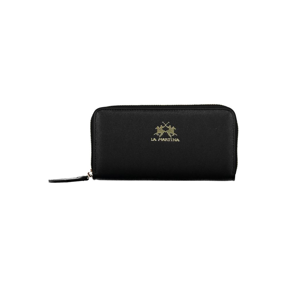 Black Polyethylene Women Wallet