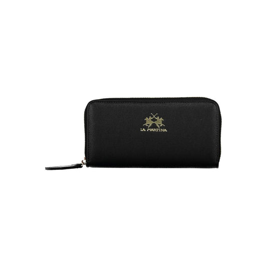 Black Polyethylene Women Wallet