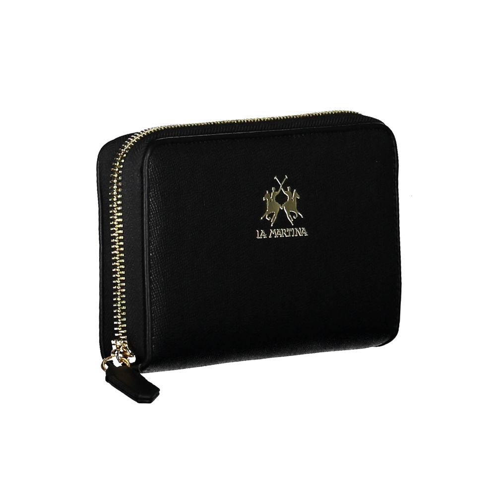 Black Polyethylene Women Wallet