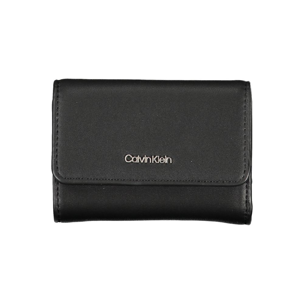 Elegant Black Polyethylene Wallet