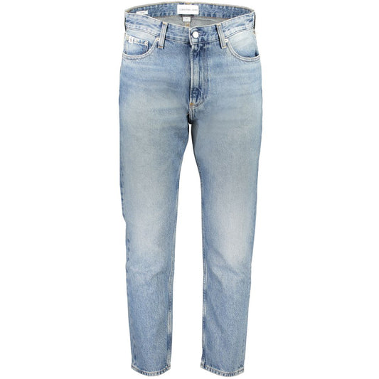 Light Blue Cotton Jeans & Pant