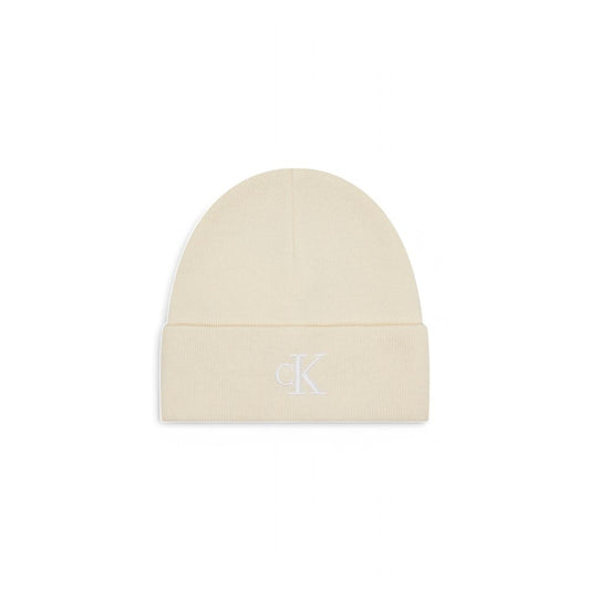 Cream Polyester Polyester Hat