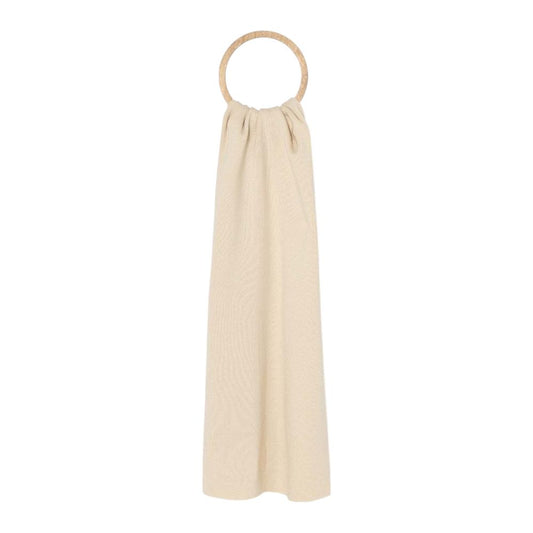 Cream Polyester Polyester Scarf