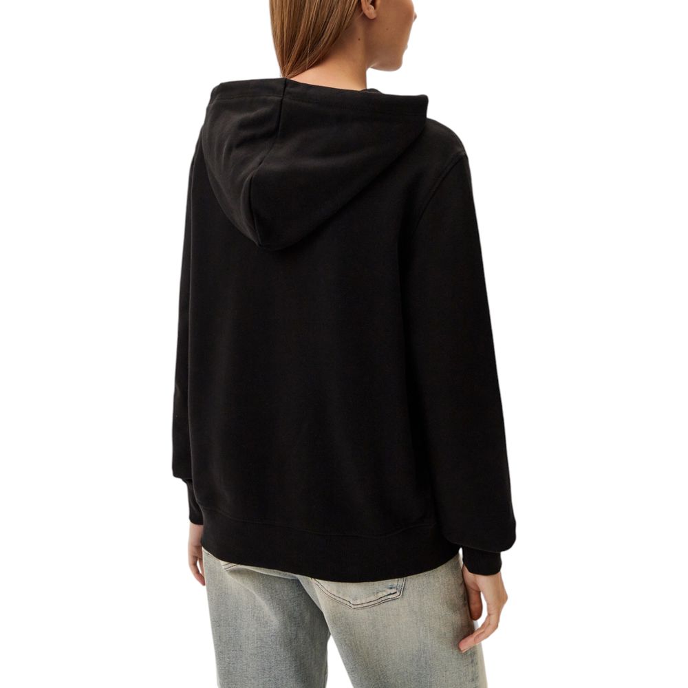 Black Cotton Rigenerato Sweater