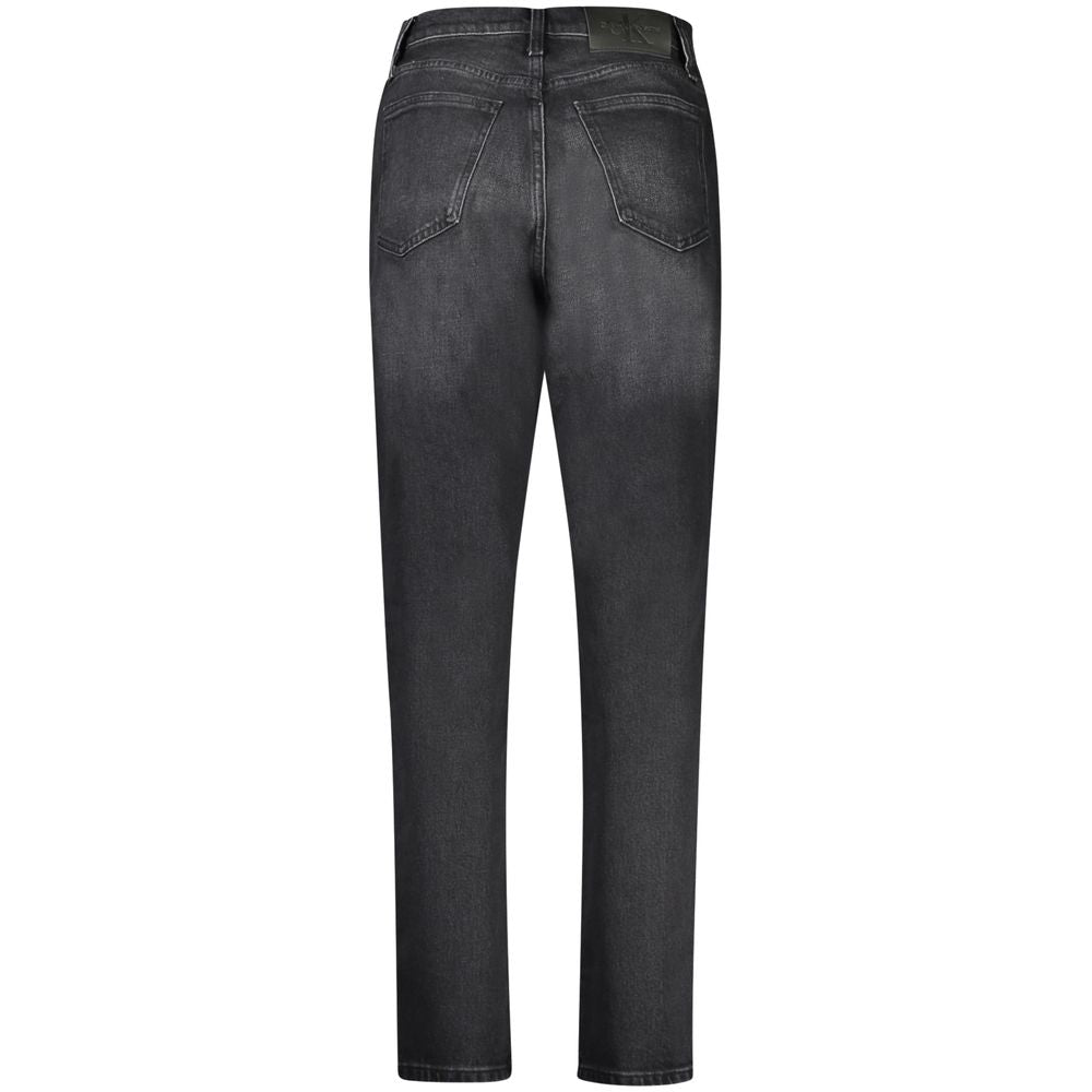 Black Cotton Women Jeans