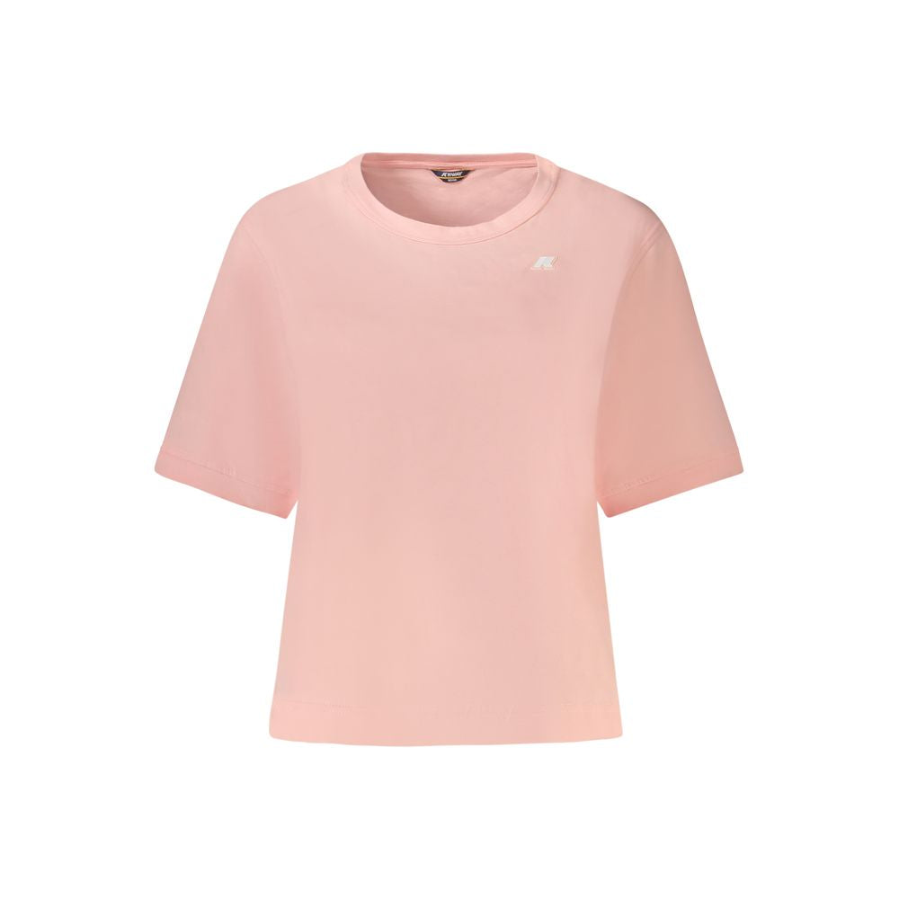 Pink Cotton Women Top