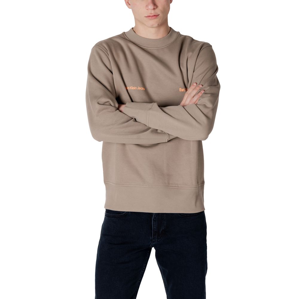 Beige Cotton Sweater