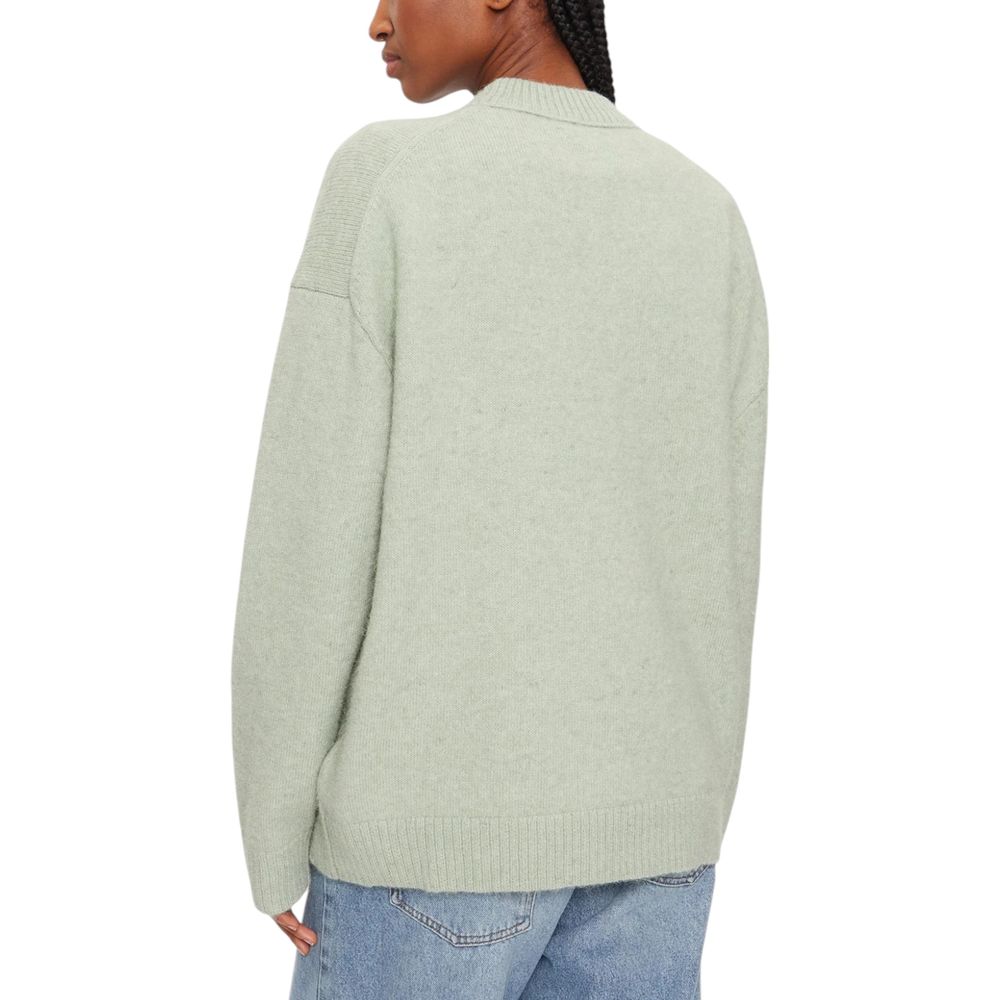 Green Polyester Sweater