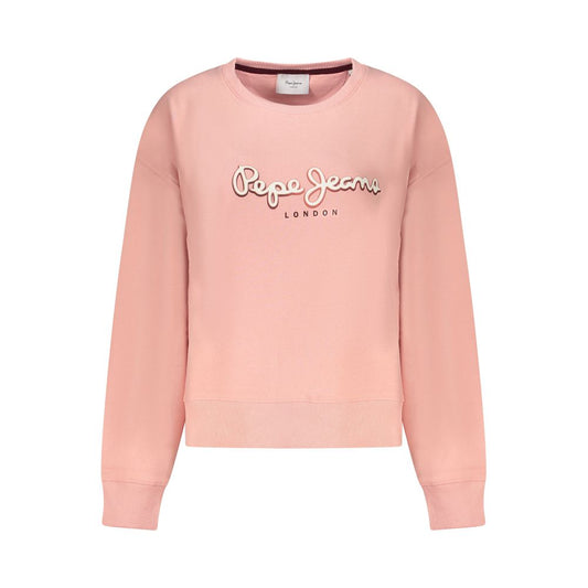 Pink Cotton Women Sweater